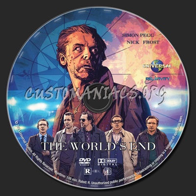 The World's End dvd label