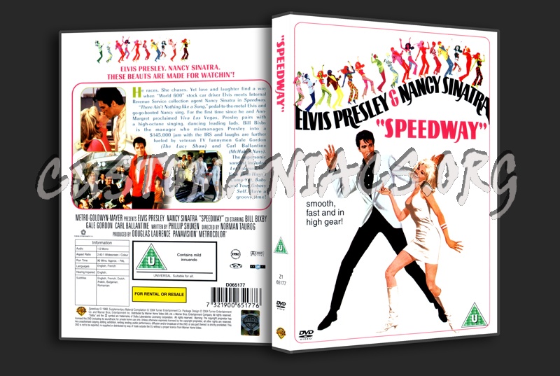 Elvis: Speedway dvd cover