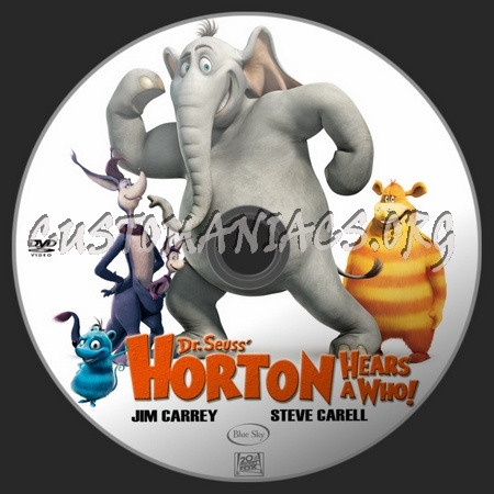 Horton Hears A Who dvd label