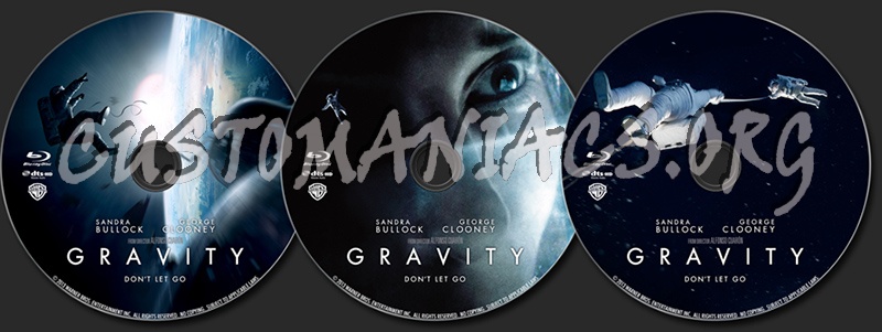 Gravity blu-ray label