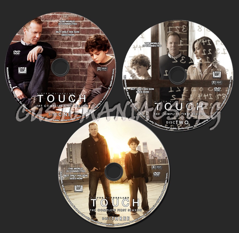 Touch - Season 1 dvd label