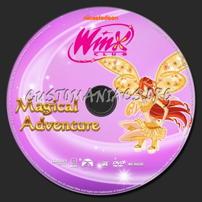 Winx Club Magical Adventure D1 dvd label