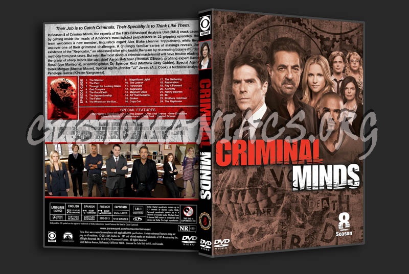 Criminal Minds - Season 8 dvd cover
