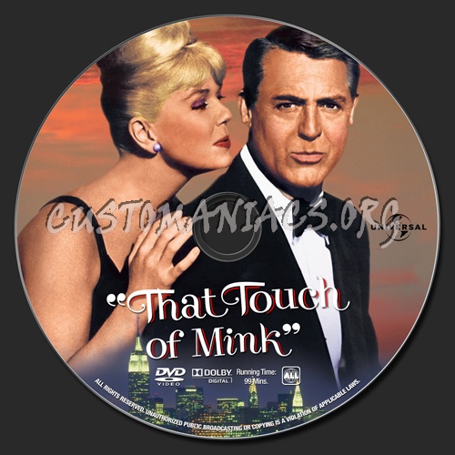 That Touch Of Mink dvd label