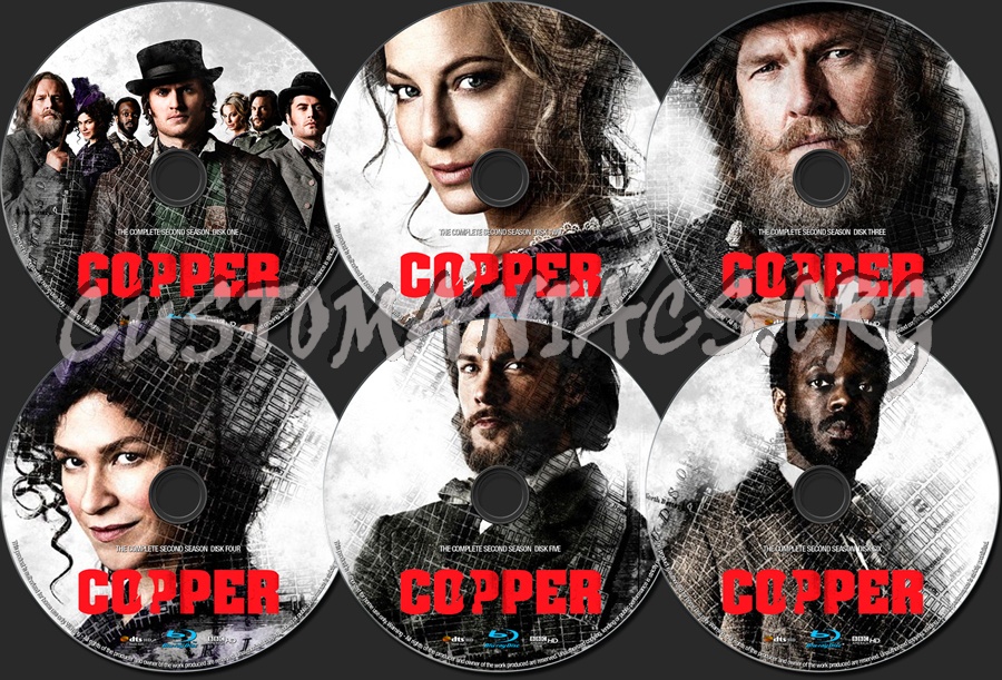 Copper Season 2 blu-ray label