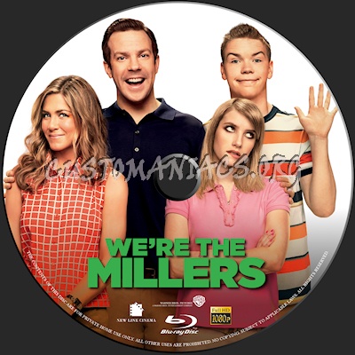 We're the Millers blu-ray label