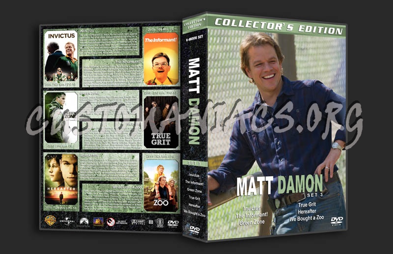 Matt Damon Collection - Set 3 dvd cover