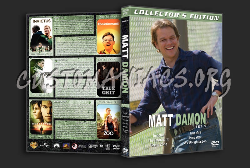 Matt Damon Collection - Set 3 dvd cover