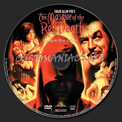 The Masque of the Red Death dvd label