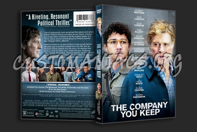 The Company You Keep dvd cover