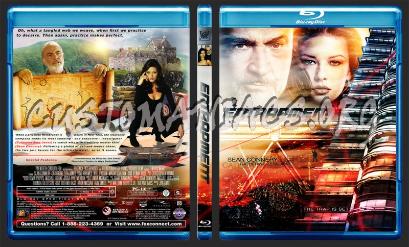 Entrapment blu-ray cover