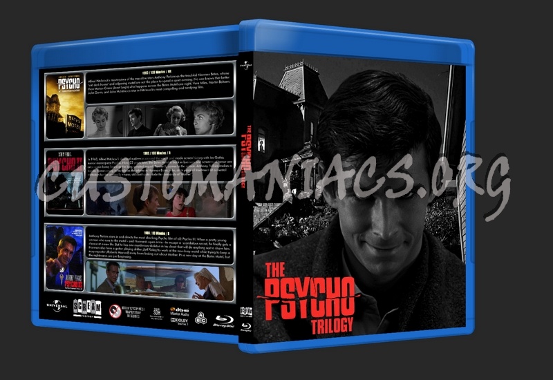 The Psycho Trilogy blu-ray cover