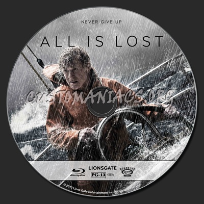 All Is Lost blu-ray label