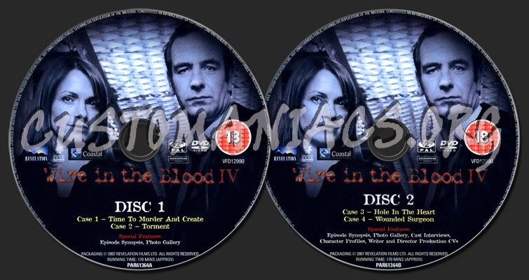 Wire in the Blood Series 4 dvd label