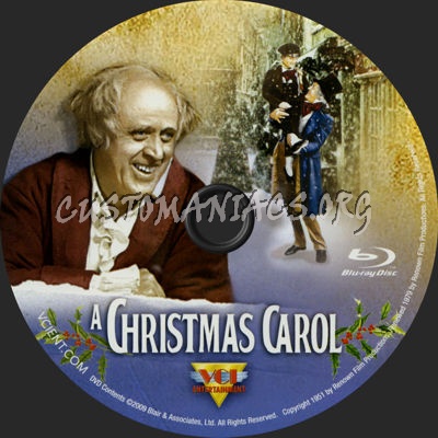 A Christmas Carol (1951) blu-ray label - DVD Covers &amp; Labels by