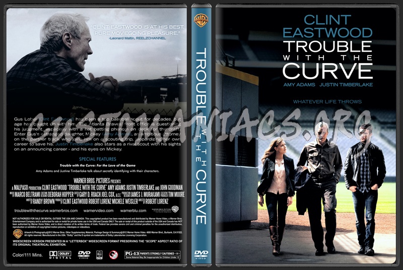 Trouble with the Curve dvd cover