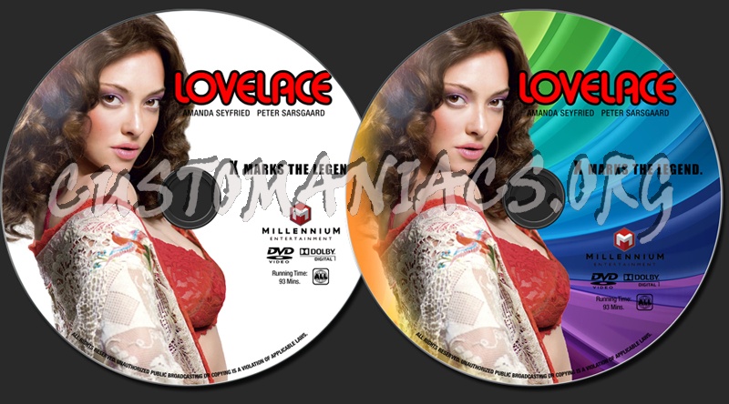 Lovelace dvd label