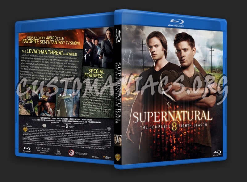 Supernatural : Season Eight blu-ray cover