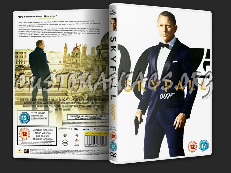 Skyfall dvd cover