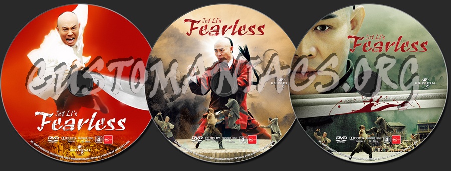 Fearless dvd label