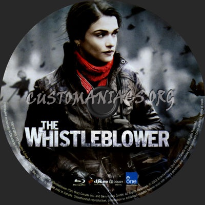 The Whistleblower blu-ray label