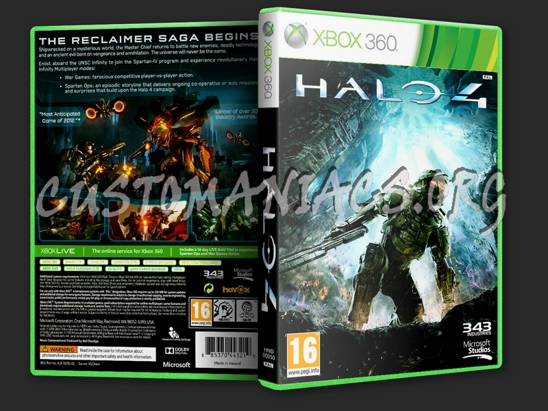 Halo 4 dvd cover