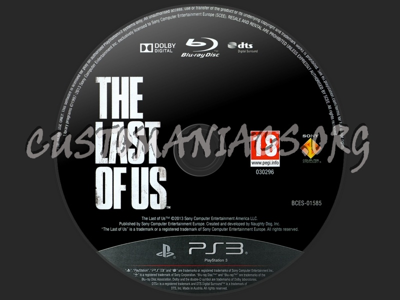 The Last Of Us dvd label