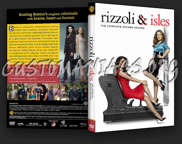 Rizzoli & Isles dvd cover