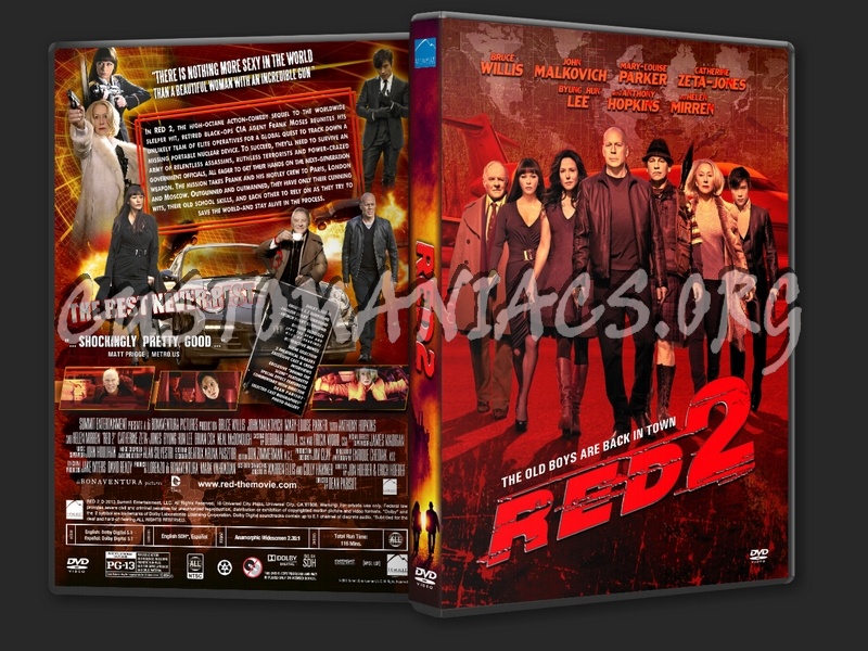 Red 2 (2013) dvd cover