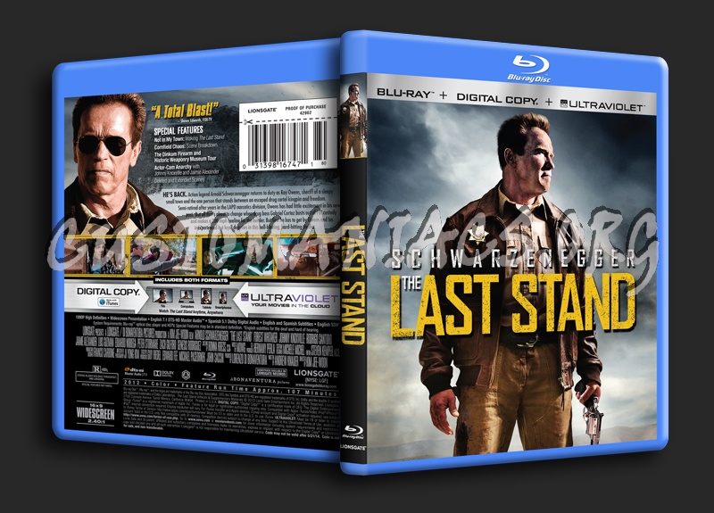 The Last Stand blu-ray cover