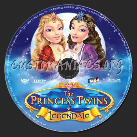 The Princess Twins of Legendale dvd label