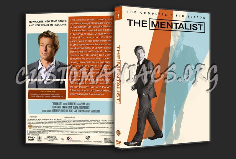 The Mentalist - Season 5 dvd cover