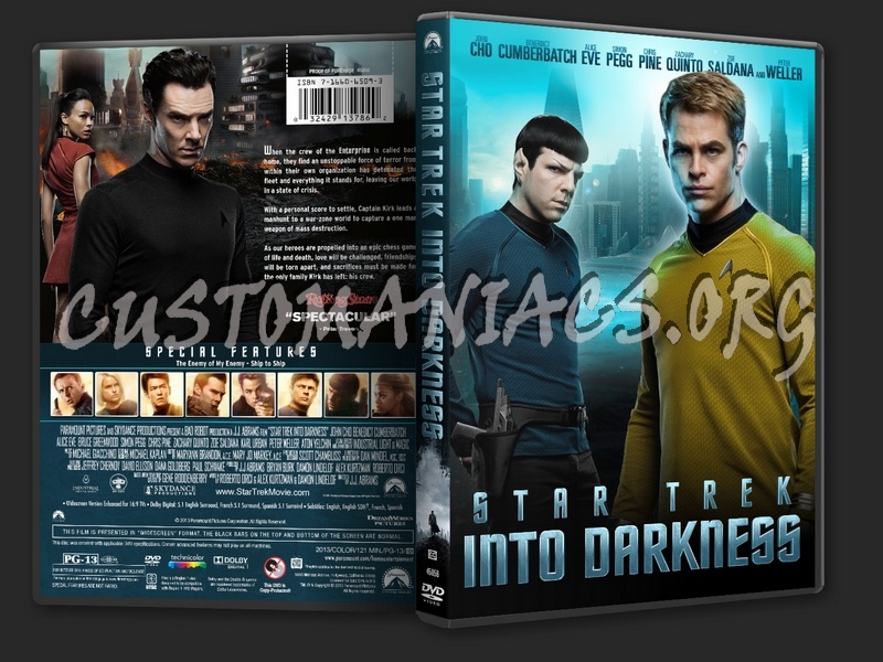 Star Trek Into Darkness dvd cover