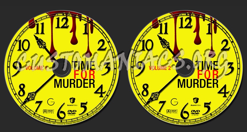 Time For Murder dvd label