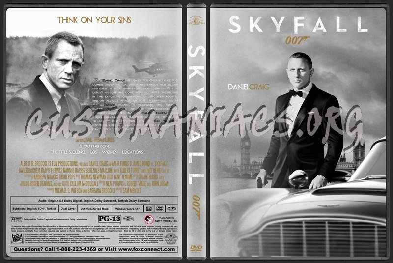 Skyfall dvd cover