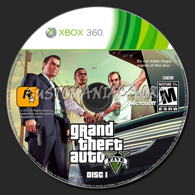 Grand Theft Auto V - XBOX 360 Game Covers - GTA 5 Custom NTSC Box Cover ::  DVD Covers