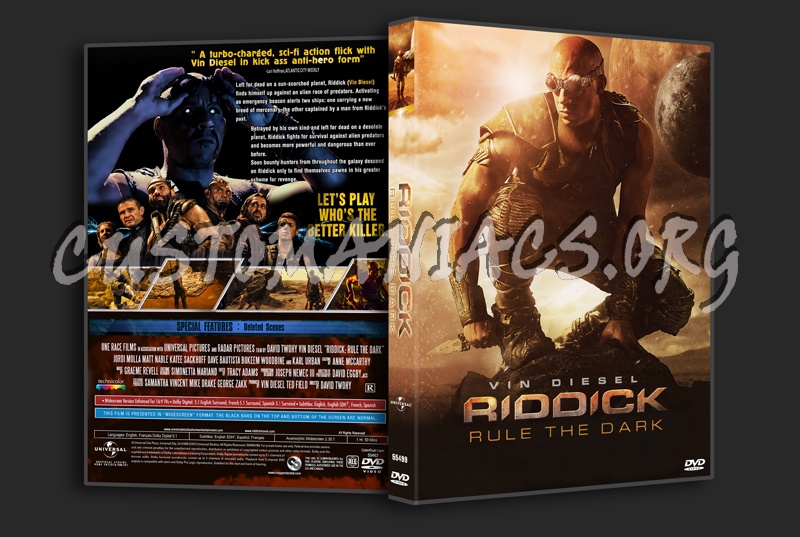 Riddick Rule the Dark dvd cover