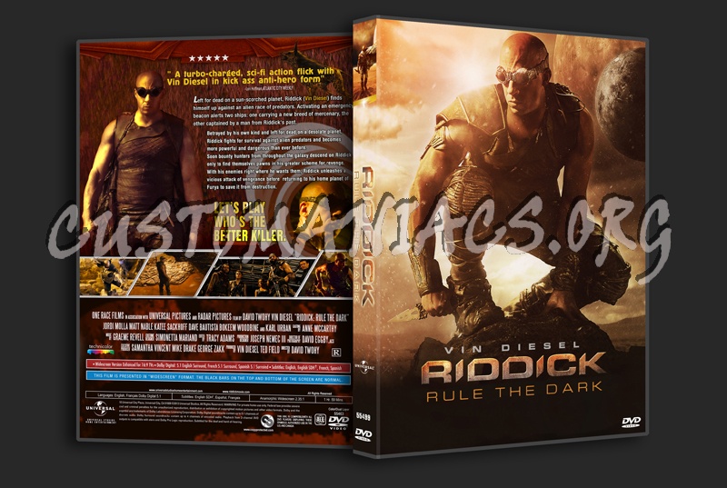 Riddick Rule the Dark dvd cover