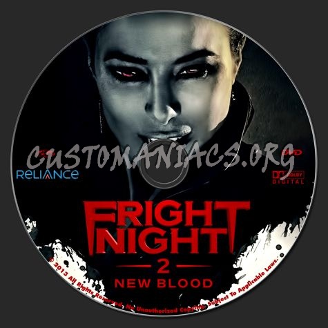 Fright Night 2: New Blood dvd label