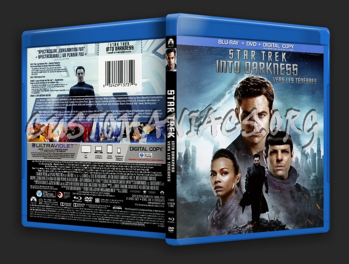 Star Trek Into Darkness blu-ray cover