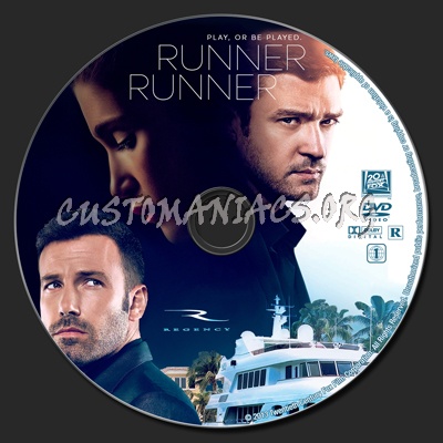 Runner Runner dvd label