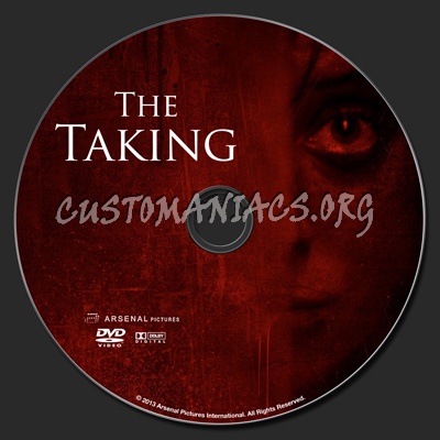 The Taking dvd label