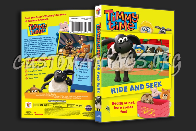 Timmy Time: Hide and Seek dvd cover