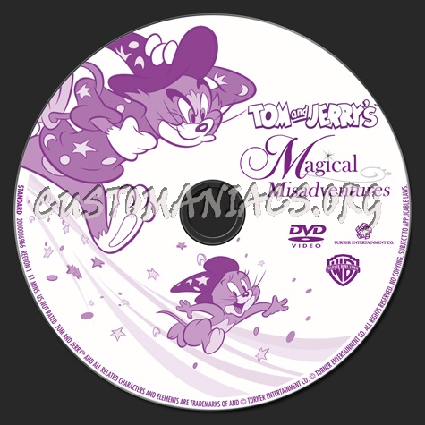 Tom and Jerry's Magical Misadventures dvd label