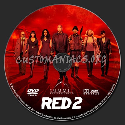 Red 2 dvd label