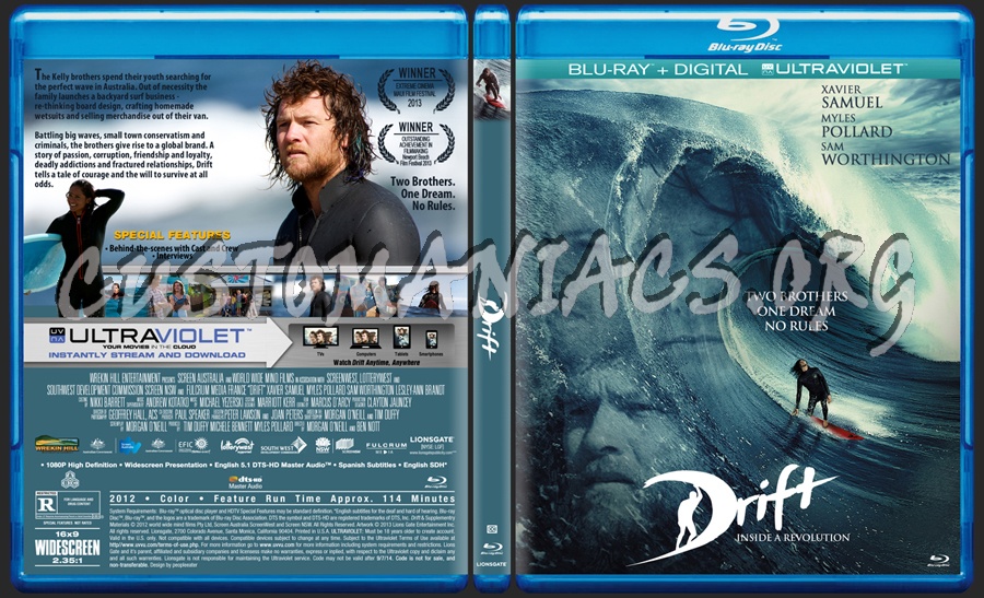 Drift blu-ray cover