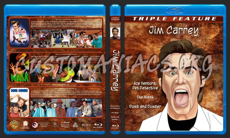 Jim Carrey Triple Feature blu-ray cover