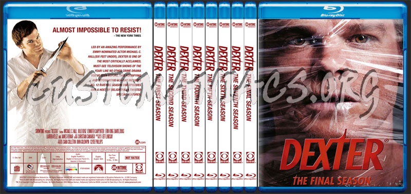 Dexter - The Complete Collection blu-ray cover