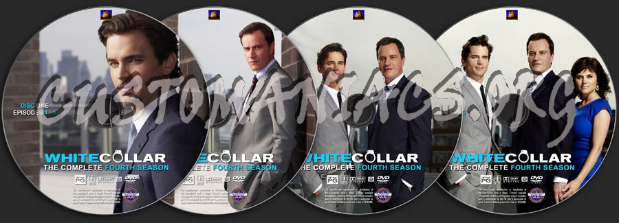 White Collar - Season 4 dvd label