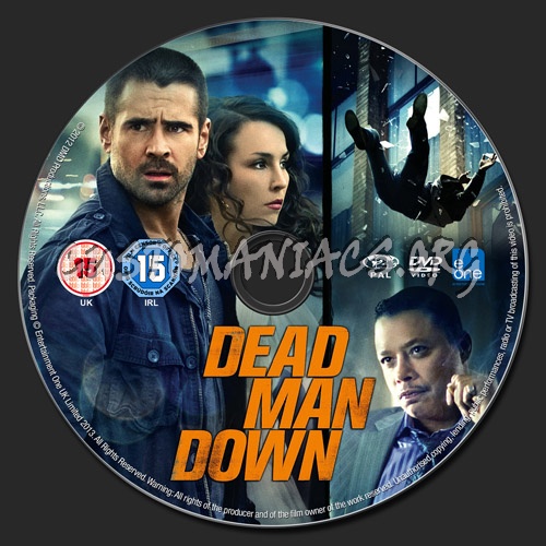 Dead Man Down dvd label